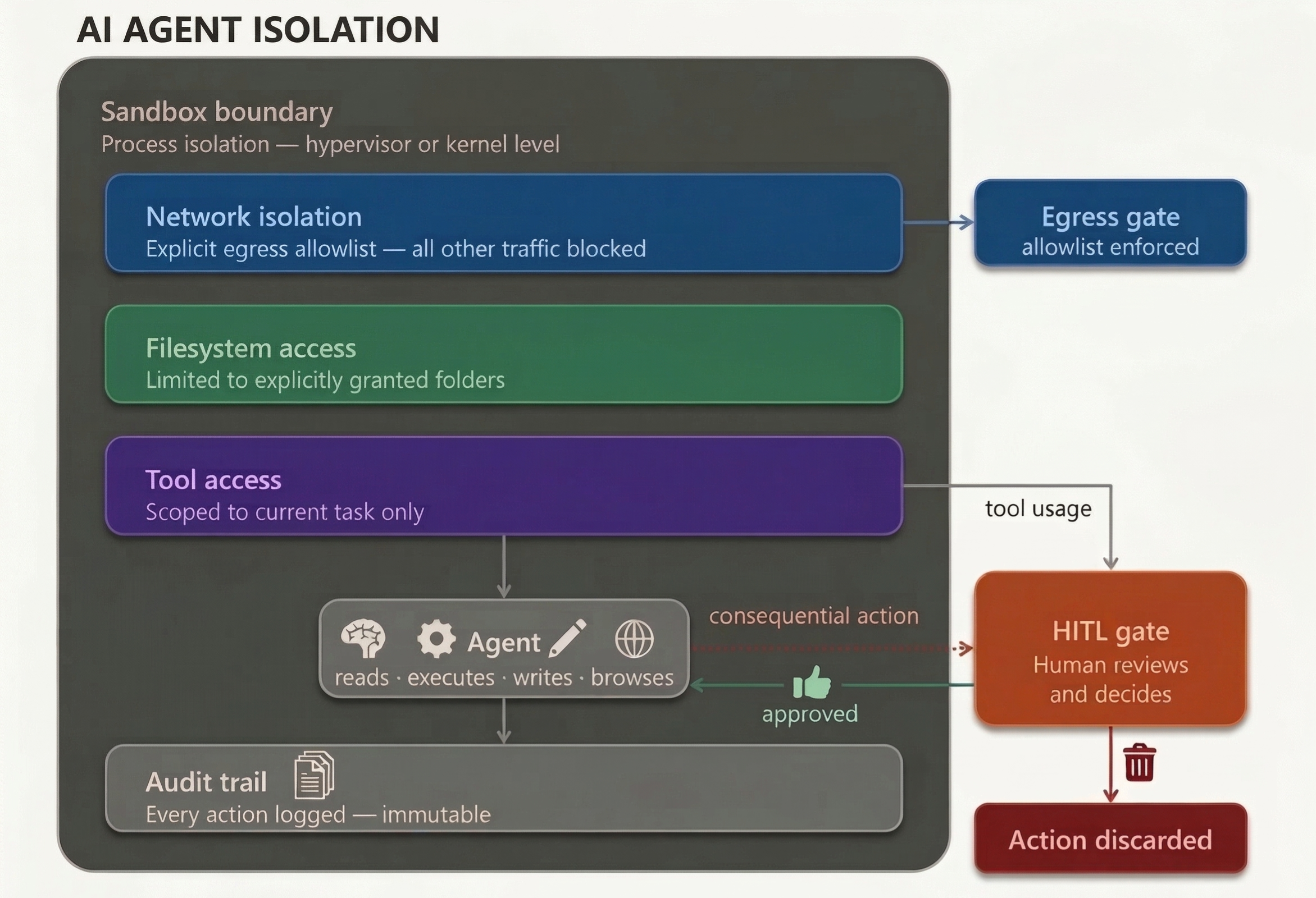 Featured image of post AI Agent Isolation - Sandbox Architecture for Agentic Systems
