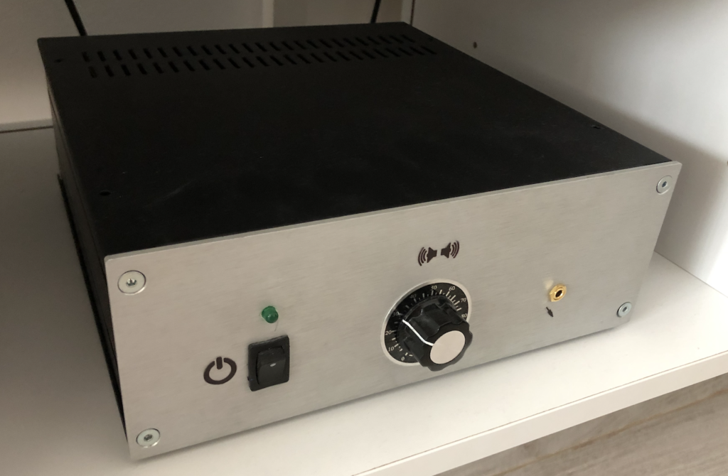 Audio amplifier connected with Raspberry PI